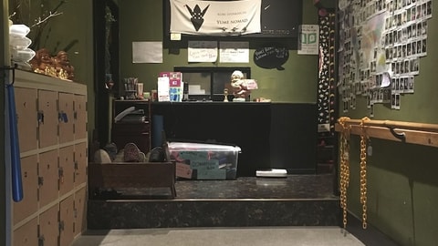Interior entrance