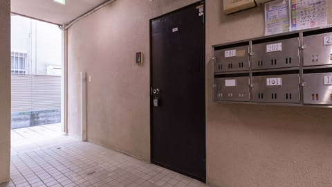 Interior entrance