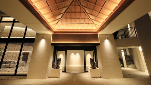 Interior entrance