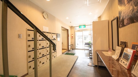 Interior entrance