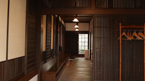 Interior entrance
