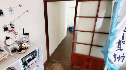 Interior entrance