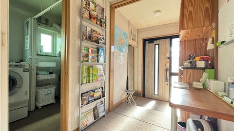 Interior entrance