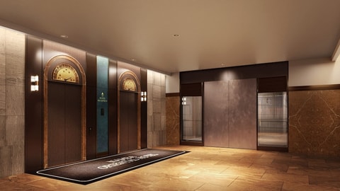 Interior entrance