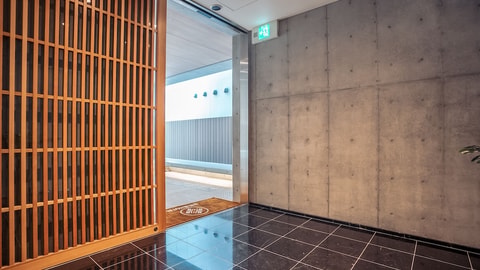 Interior entrance