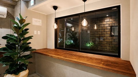 Interior entrance