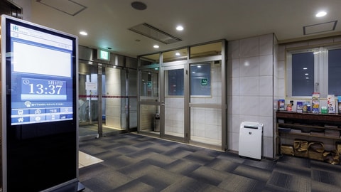 Interior entrance
