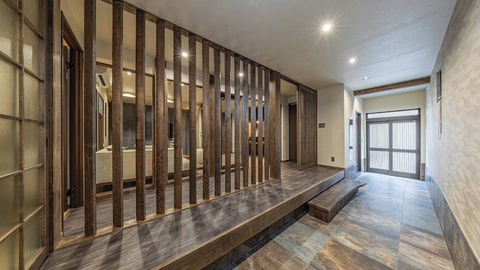 Interior entrance