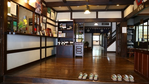 Interior entrance