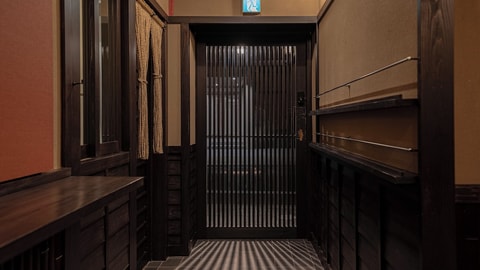 Interior entrance