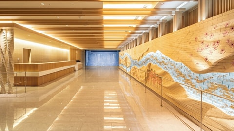 Interior entrance
