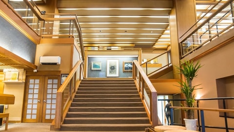 Interior entrance
