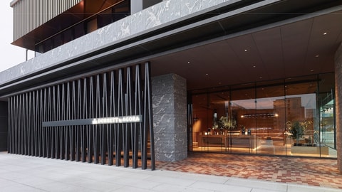 Interior entrance