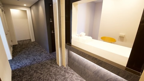 Interior entrance