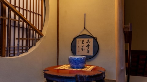 Interior entrance
