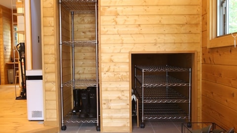 Interior entrance