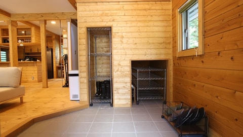 Interior entrance