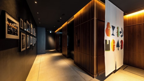 Interior entrance