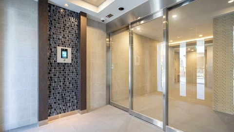 Interior entrance