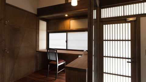 Interior entrance