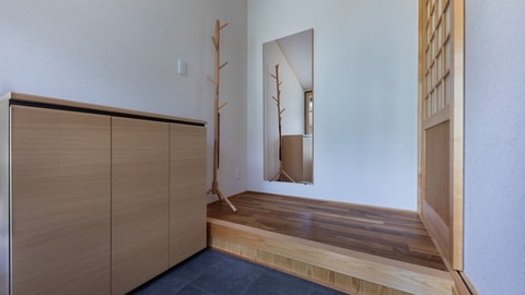 Interior entrance