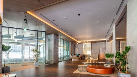 Interior entrance