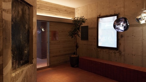 Interior entrance