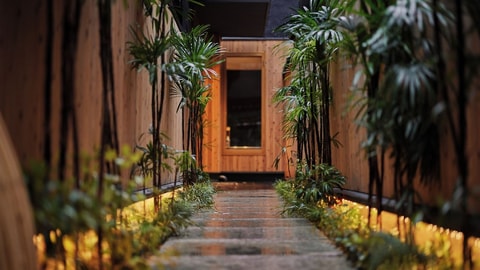 Interior entrance
