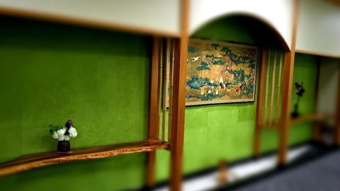 Interior entrance