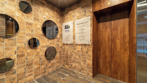 Interior entrance