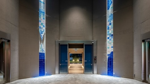 Interior entrance