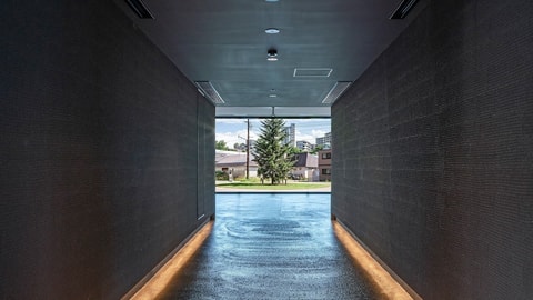 Interior entrance