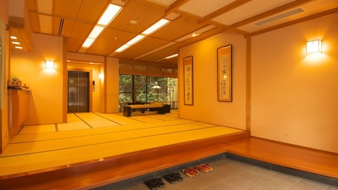 Interior entrance