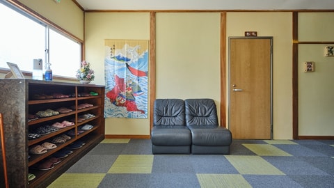 Interior entrance