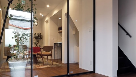 Interior entrance