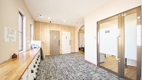 Interior entrance