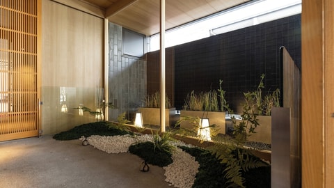 Interior entrance