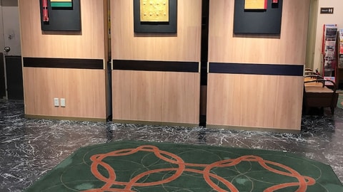 Interior entrance