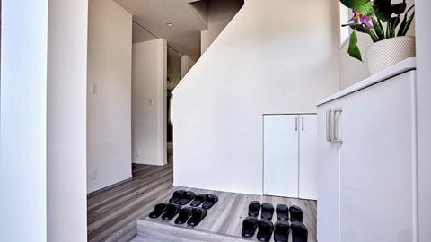 Interior entrance