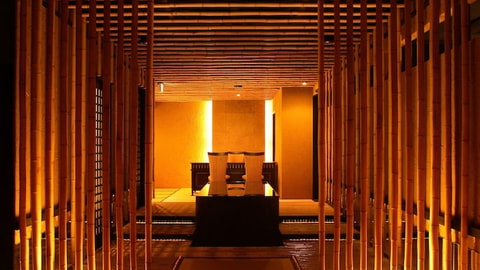 Interior entrance