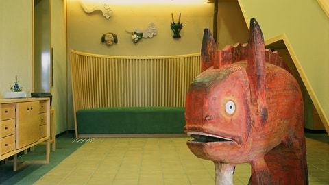 Interior entrance