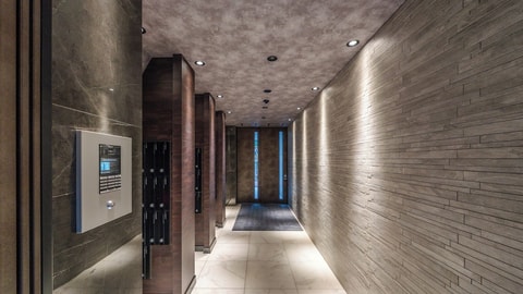Interior entrance