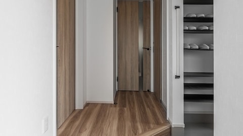 Interior entrance