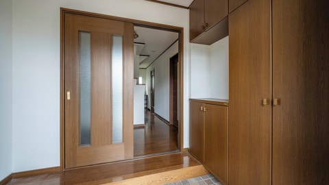 Interior entrance