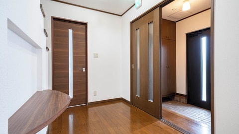 Interior entrance