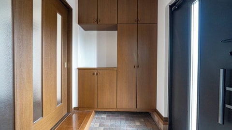 Interior entrance