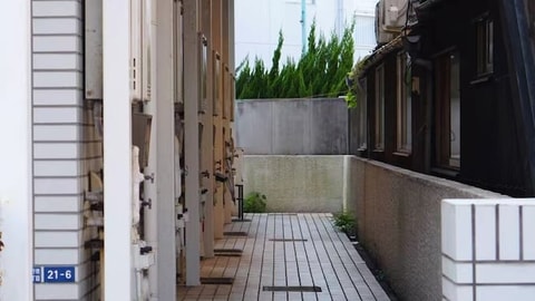 Interior entrance