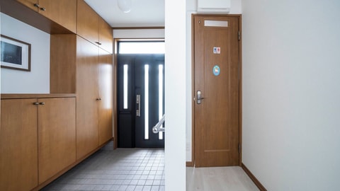 Interior entrance