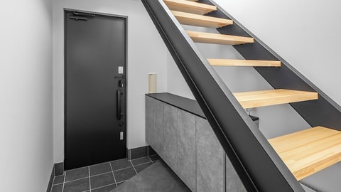 Interior entrance