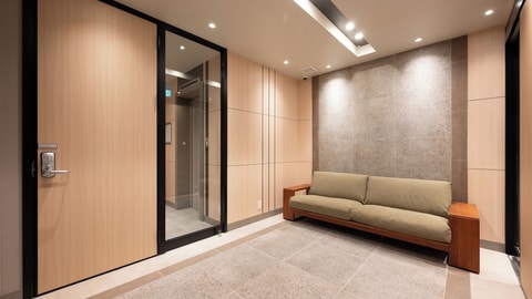 Interior entrance